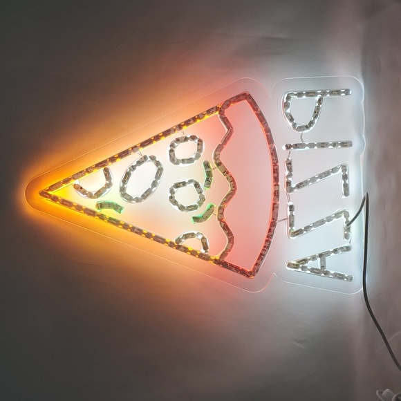 Pizza Neon Signs LED Neon Light Sign Light Up Neon Wall Signs for Pizzeria Busin - Picture 9 of 11